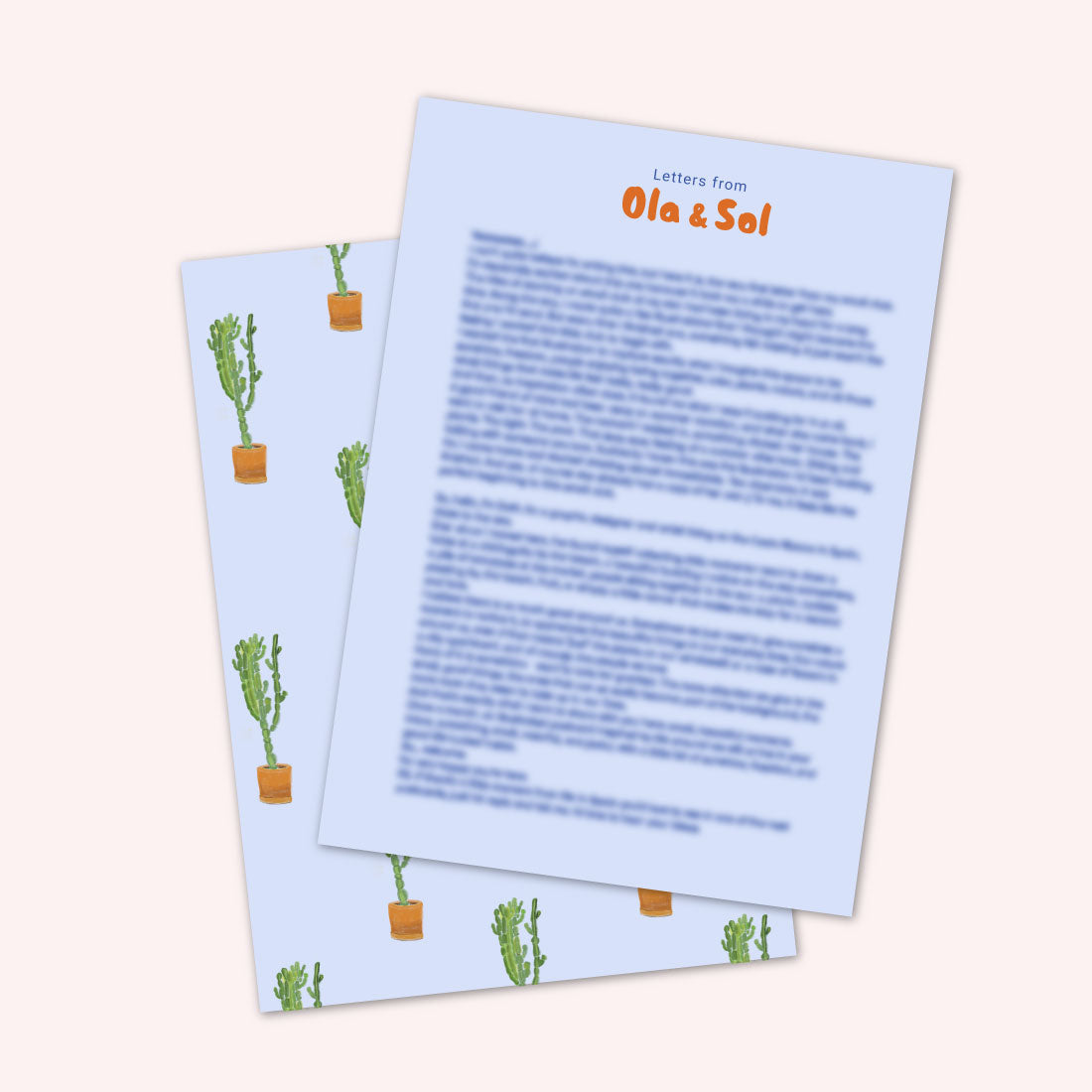 Carta de Ola y Sol