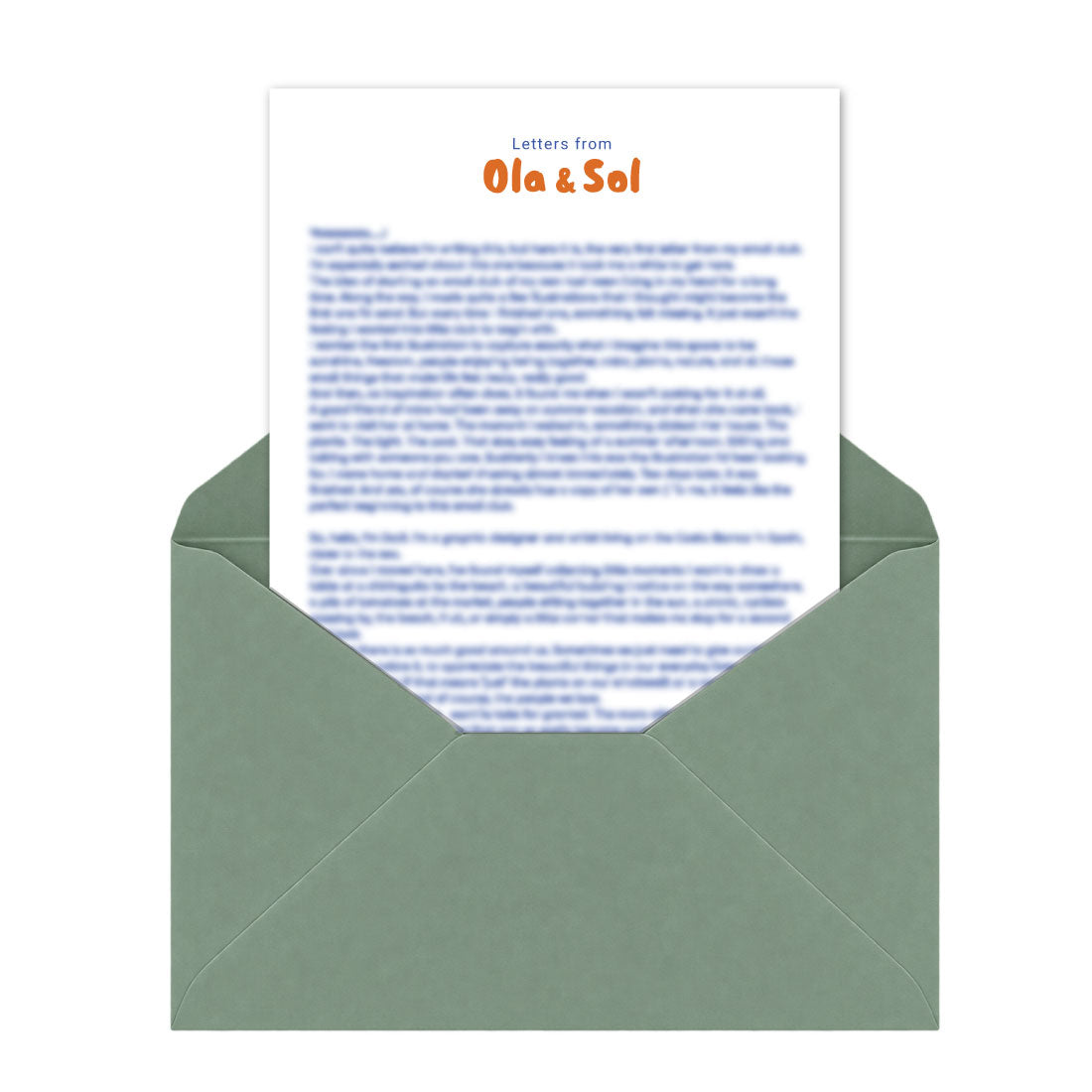Carta de Ola y Sol
